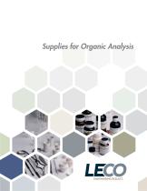 Supplies for Organic Analysis – Catalog