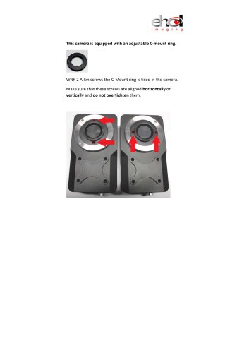 EHD SCM adjustable M42 to C-Mount adapter