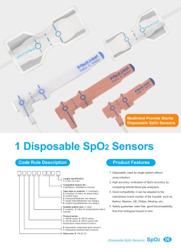 Disposable SpO2 Sensors MAX-N,602510102,603261631,601315402