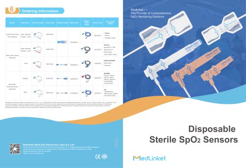 Disposable Sterile SpOz Sensors 605481632