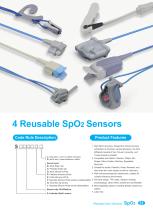 Reusable SpO2 Sensors 503210262,603190266,2053,60318 series