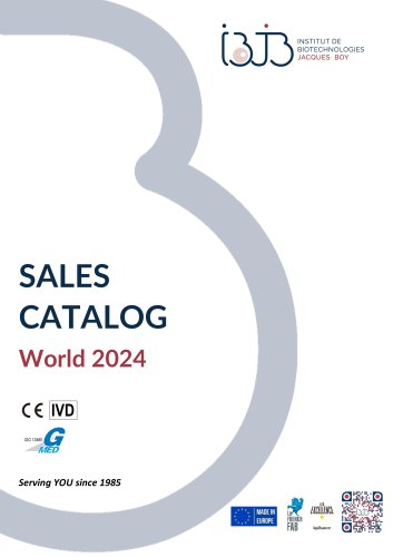 Sales catalog IBJB World 2024 - All products