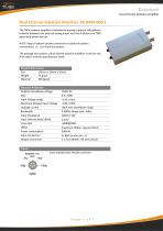 Dual Channel Isolation Amplifier