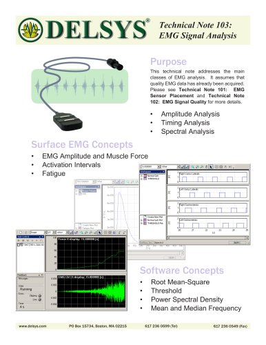 EMG Signal Analysis