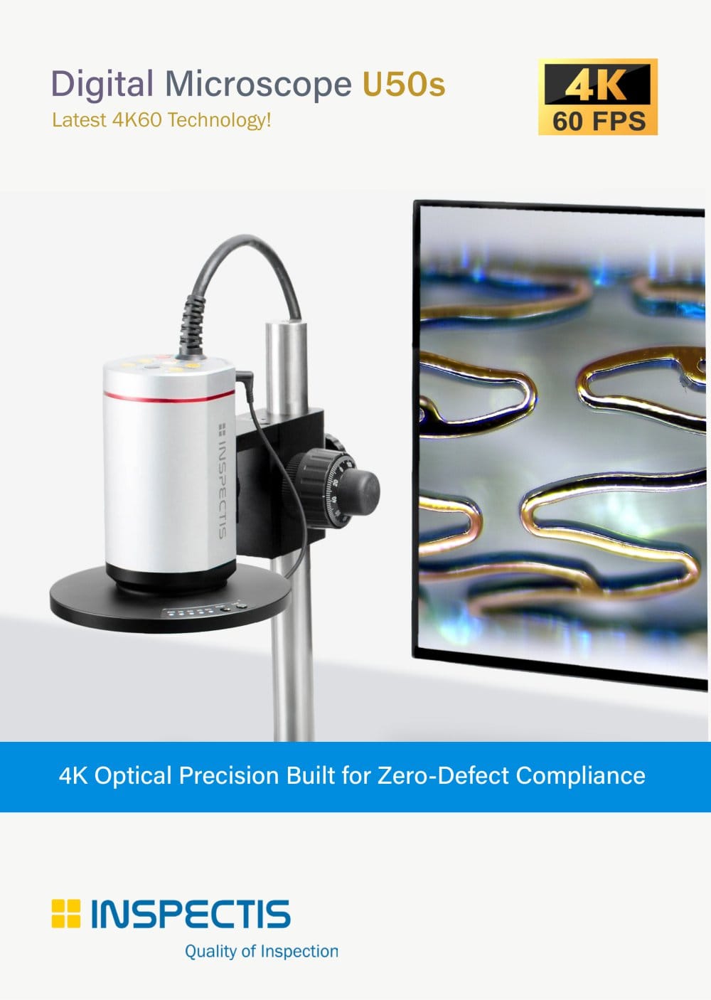 U50s 4K digital microscope - Inspectis