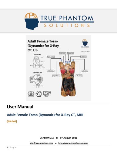 User Manual TO-A07