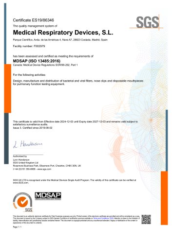 Certificate ES19/86346