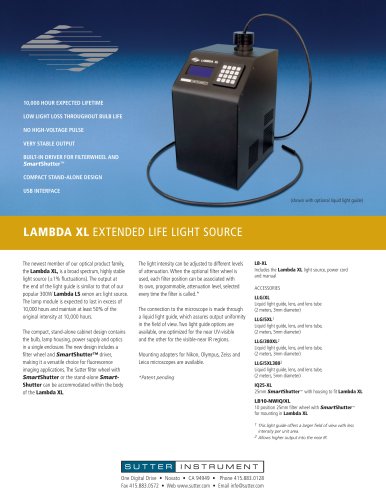 LAMBDA XL EXTENDED LIFE LIGHT SOURCE