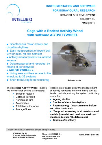 Activity wheel and software