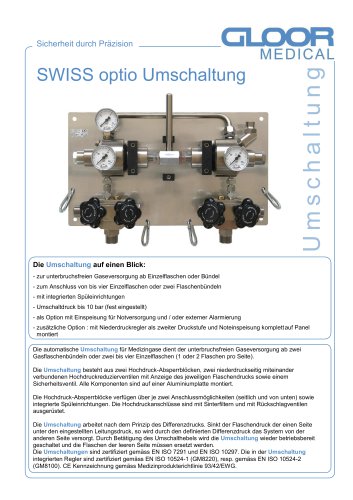 SWISS optio change-over