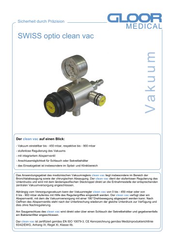 SWISS optio clean vac