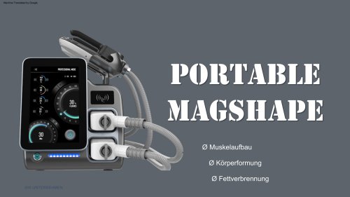 Tragbares EMS-Magshape