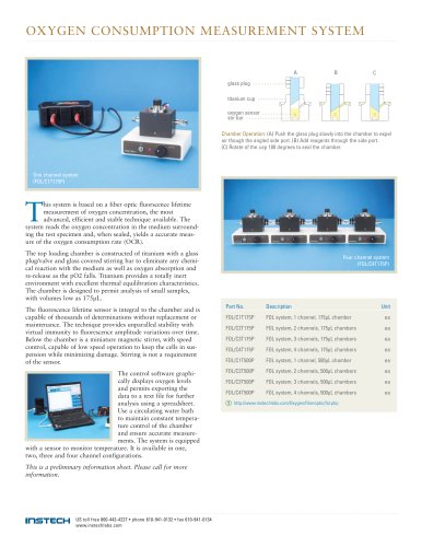 OXYGEN CONSUMPTION MEASUREMENT SYSTEM