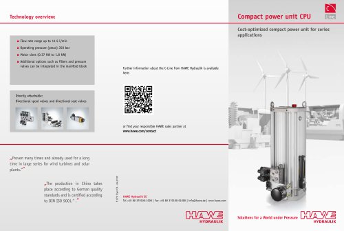 Compact power unit CPU