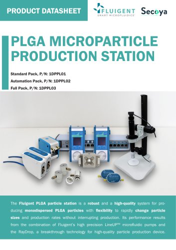 PLGA MICROPARTICLE PRODUCTION STATION