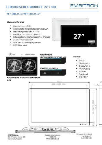 Brochure MBT-1000.27.11 DE