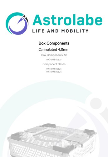 Box Components Cannulated Screws 4 mm
