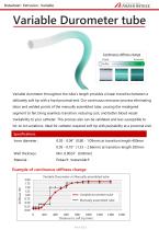 Variable Durometer tube