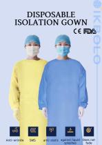 Disposable isolation gown Level2