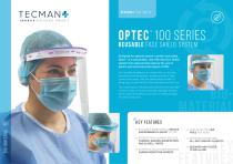 Optec™ 100 Series reusable face shield system