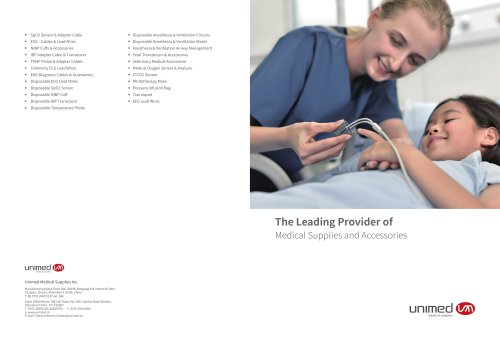 Unimed Catalogue -Patient Monitoring Accessories