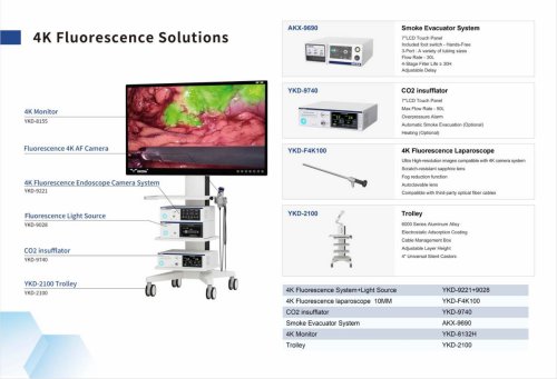 IKEDA YKD-9221 4KNIR/ICG Fluorescence Endoscope Camera System