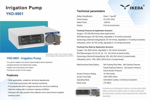 IKEDA YKD-9800 Endoscopy Irrigation Pump