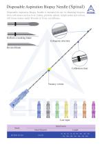 Disposable aspiration biopsy needle(spinal)