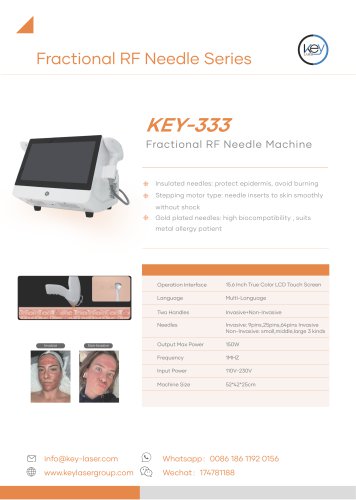Fractional RF Needle Machine-KEY-333