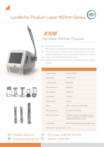 Portable 1927nm Thulium-K108
