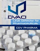 CDV Pharma Leak Detector for Pharmaceuticals - Blisters