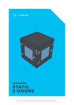 Static 3 doors 3D drawings catalog