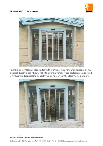 SESAMO FOLDING DOOR