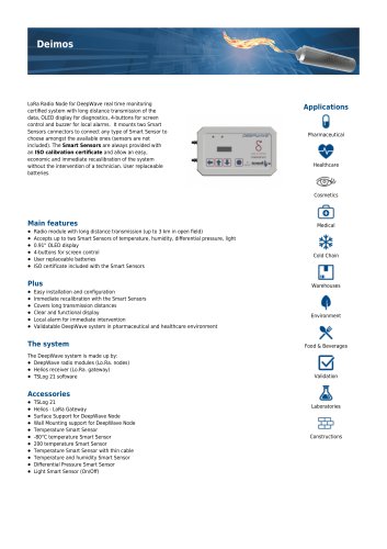 Deimos data sheet