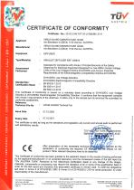 CERTIFICATE OF CONFORMITY