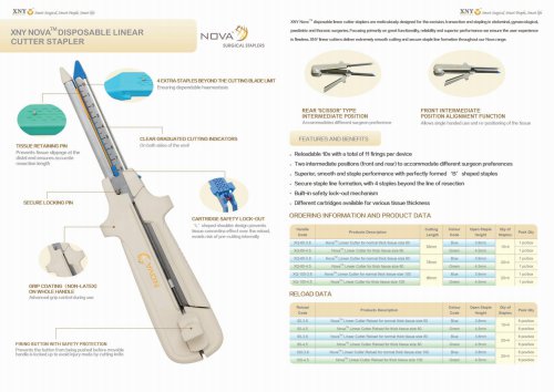 XNY NOVA Disposable Linear Cutter Stapler XQ series