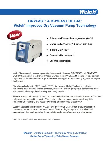 DRYFAST&reg; & DRYFAST ULTRA&reg;
