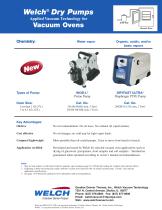 Welch® Dry Pumps Vacuum Ovens