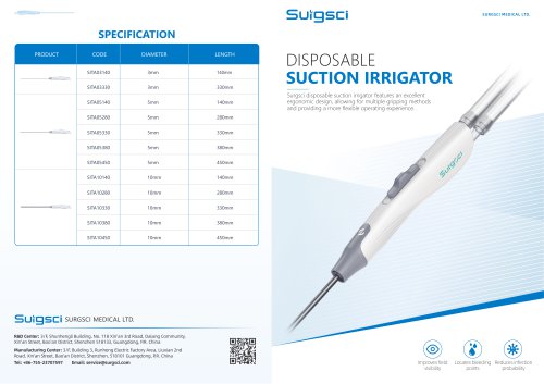 Surgsci-Disposable Suction Irrigator