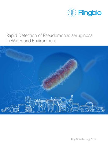 Rapid Detection of Pseudomonas aeruginosa in Water and Environment