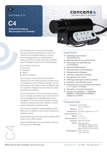 C4-Steuersystem (Batteriebetriebens)