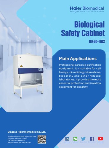 Biological Safety Cabinet HR40-IIIB2