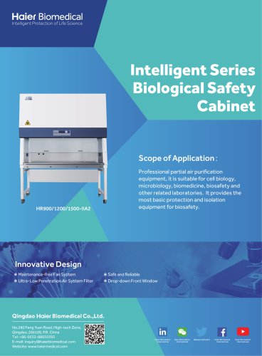 Biological Safety Cabinet HR900-1200-1500-IIA2