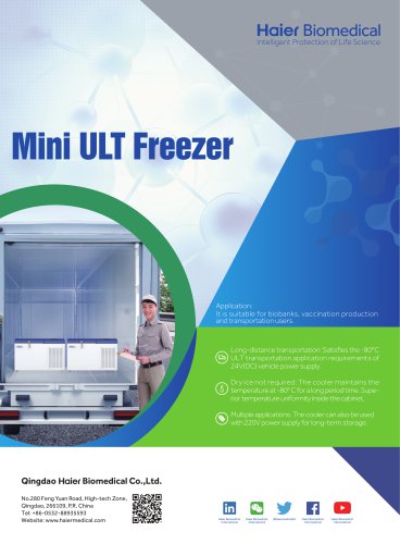 Mini ULT Freezer