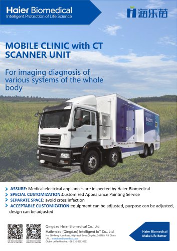 MOBILE CLINIC withCTSCANNER UNIT