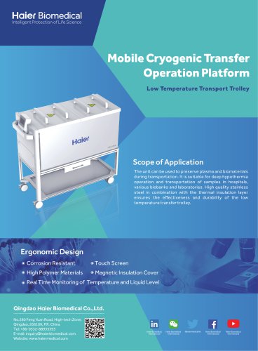 Mobile Cryogenic Transfer Operation Platform