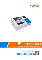 EC9005 VET Semi-auto Chemistry & Coagulation Analyzer