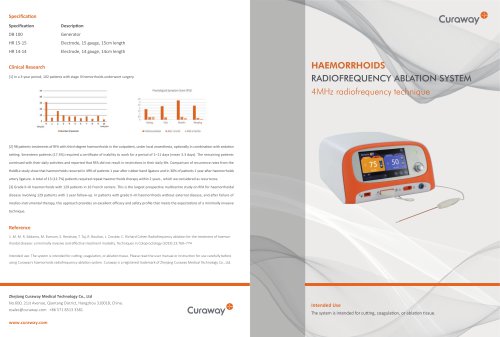 Haemorrhoids radiofrequency ablation system