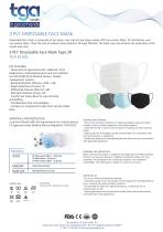 TGA-M-003 3 PLY Disposable Face Mask Type 2R