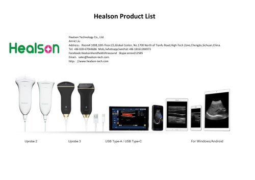 Product List of Handheld Ultrasound Probe-Healson